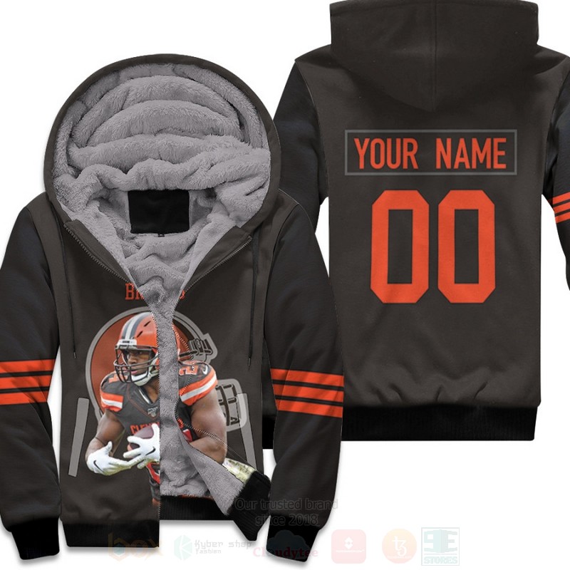Cleveland_Browns_Nick_Chubb_24_NFL_Personalized_3D_Fleece_Hoodie