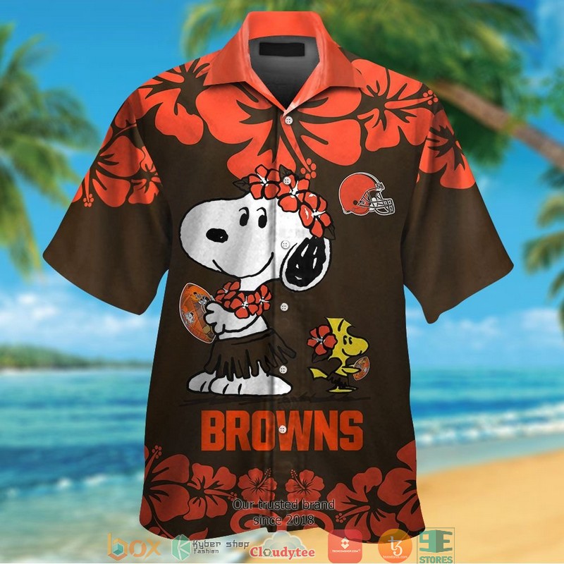Cleveland_Browns_Snoopy_Hawaiian_Shirt_short