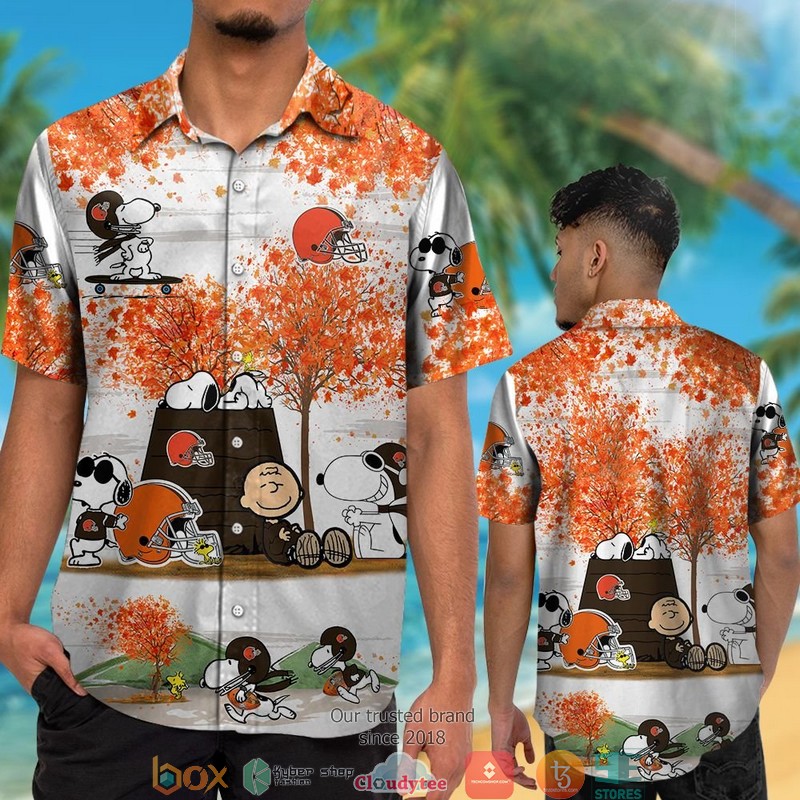 Cleveland_Browns_Snoopy_and_Charlie_Brown_Autumn_Hawaiian_Shirt_short_1