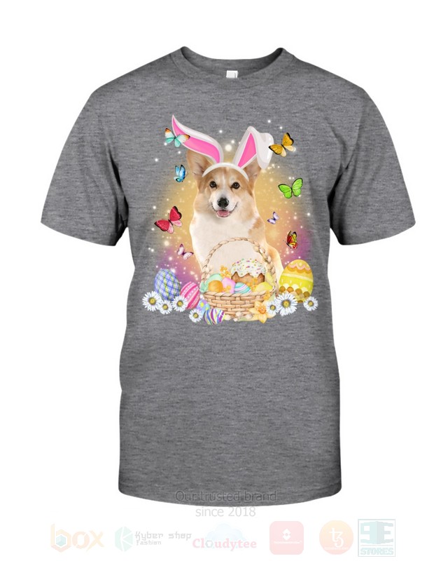 Corgi_Easter_Bunny-Butterfly_2D_Hoodie_Shirt