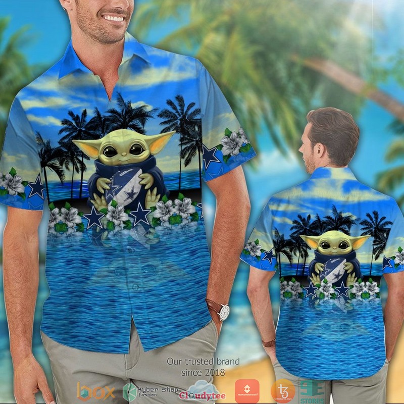 Dallas_Cowboys_Baby_Yoda_Ocean_Hawaiian_Shirt_1