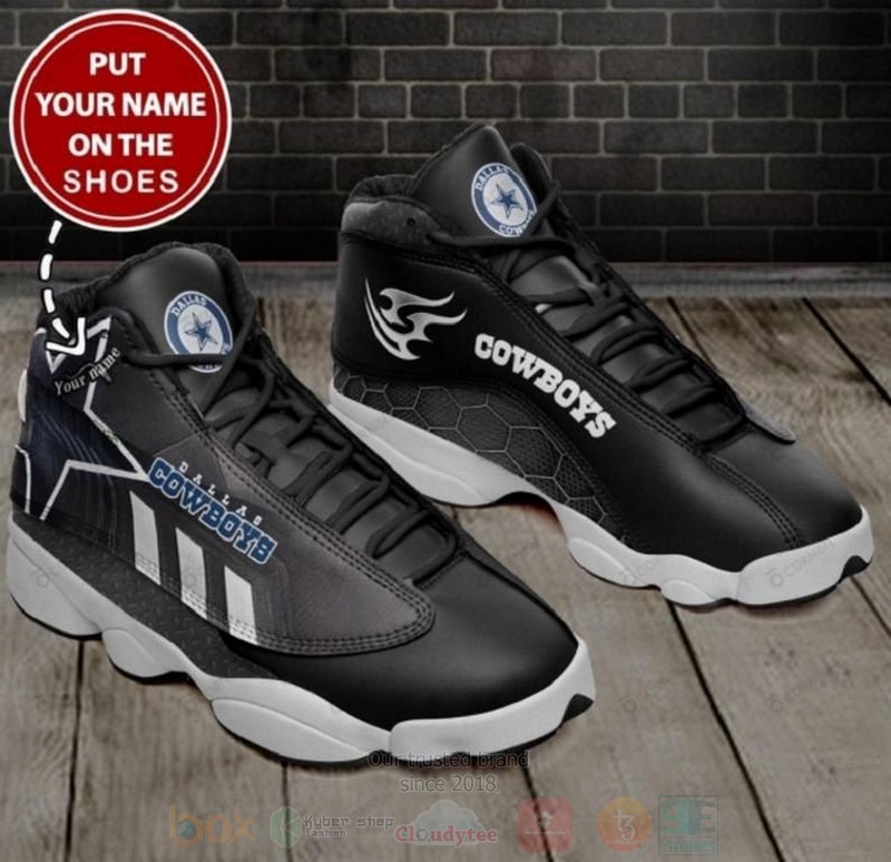 Dallas_Cowboys_NFL_Custom_Name_Air_Jordan_13_Shoes