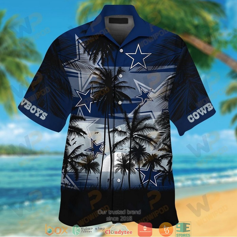 Dallas_Cowboys_coconut_island_sunset_Hawaiian_Shirt_short