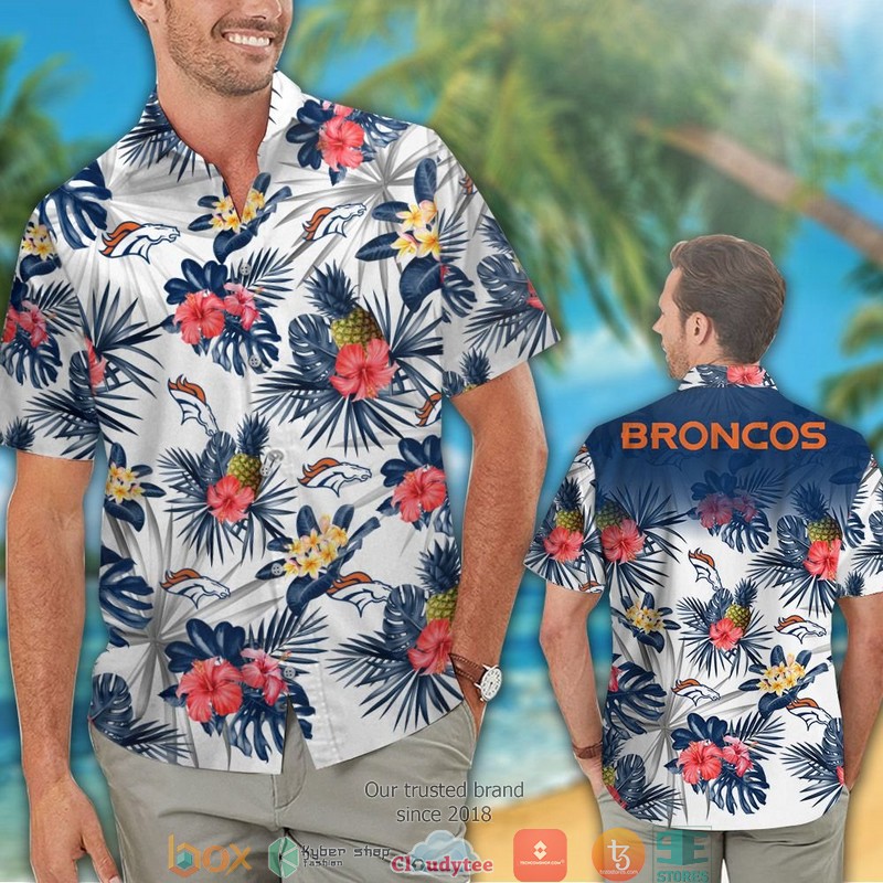 Denver_Broncos_Hibiscus_Pineapple_Hawaiian_Shirt_short_1