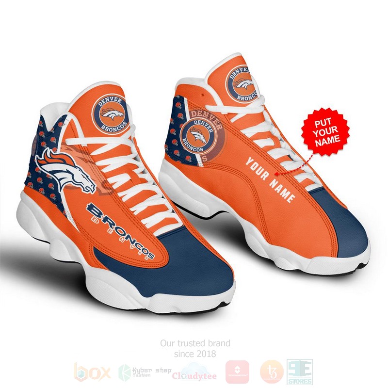 Denver_Broncos_NFL_Custom_Name_Air_Jordan_13_Shoes