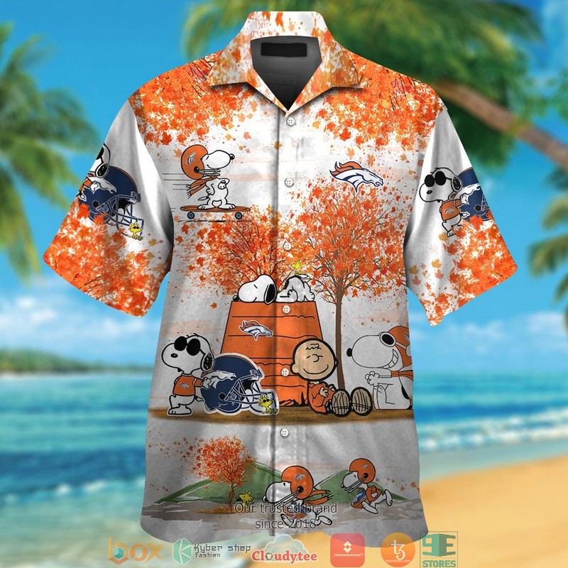 Denver_Broncos_Snoopy_and_Charlie_Brown_Autumn_Hawaiian_Shirt_short