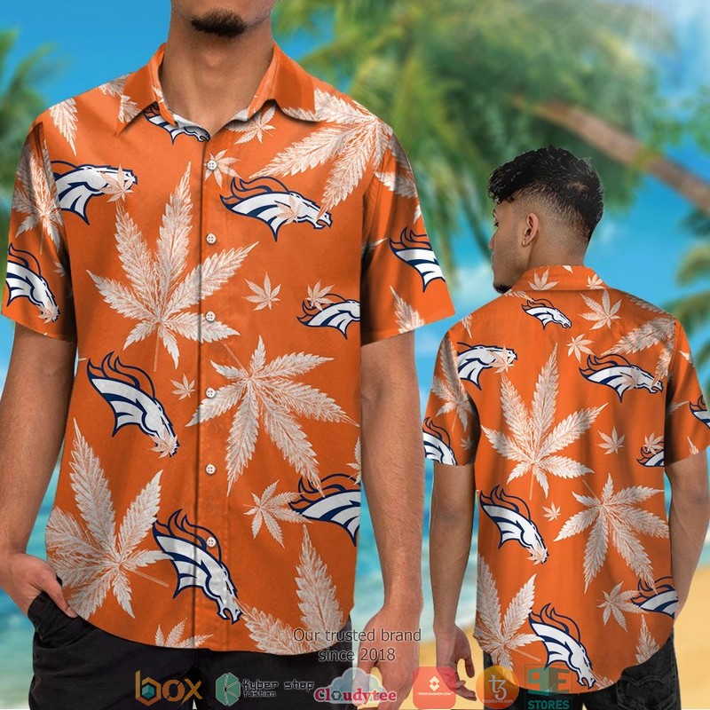 Denver_Broncos_cannabis_Hawaiian_Shirt_short_1