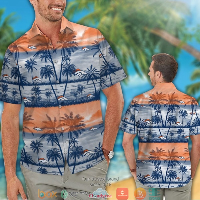 Denver_Broncos_coconut_island_Orange_Blue_Hawaiian_Shirt_short_1