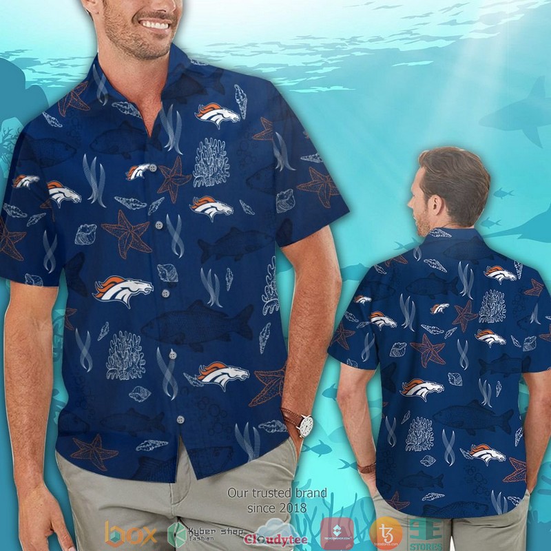 Denver_Broncos_fish_ocean_pattern_Hawaiian_Shirt_short_1