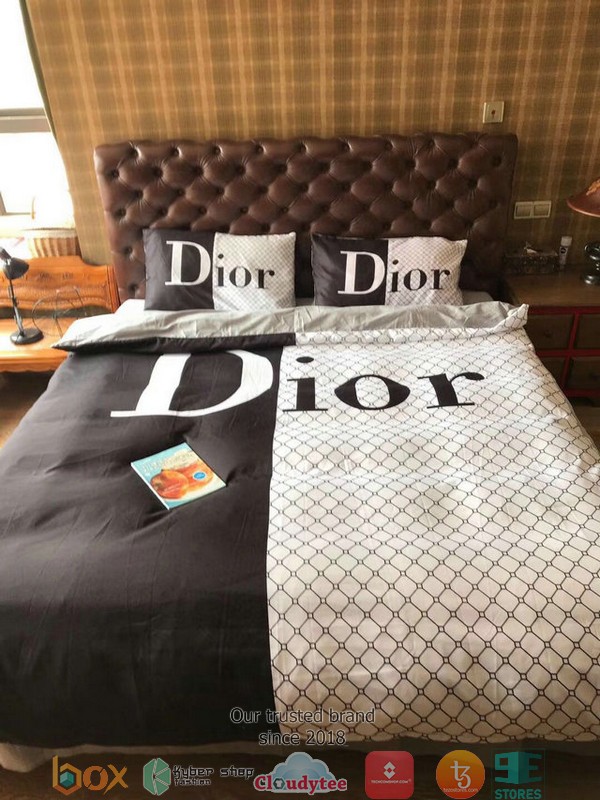 Dior_Black_White_Duvet_cover_bedding_set