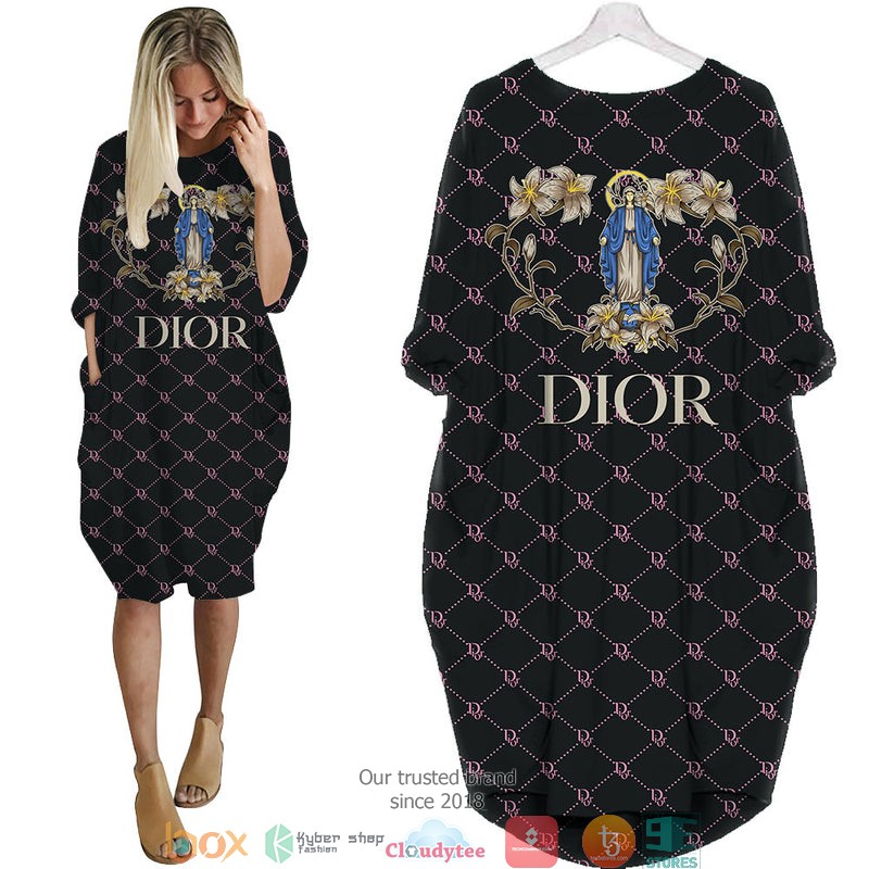 Dior_Flower_Maria_Batwing_Pocket_Dress