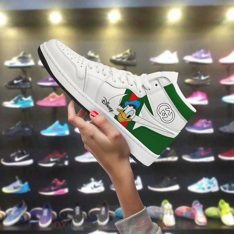 Disney-Gucci-Nike_Ace_Donald_Duck_Air_Jordan_1_High_Top_Shoes_1