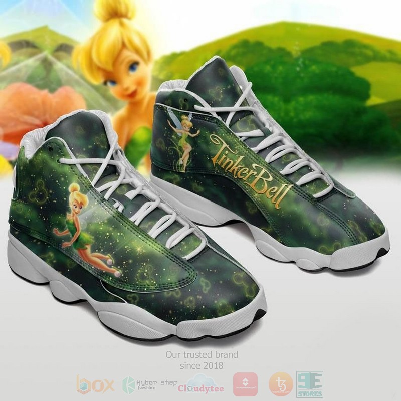 Disney_Tinker_Bell_Air_Jordan_13_shoes