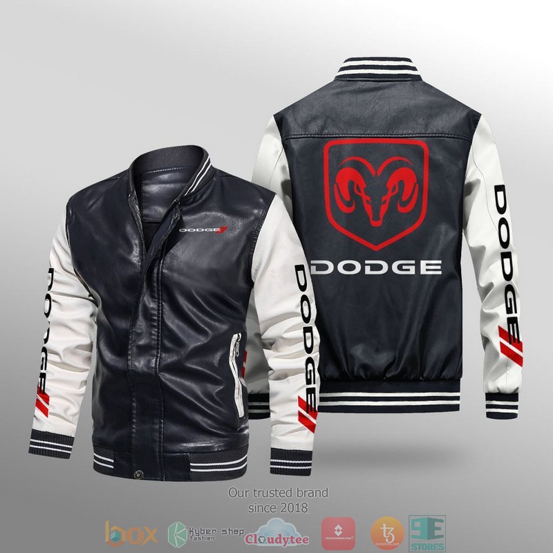 Dodge_Car_Brand_Leather_Bomber_Jacket