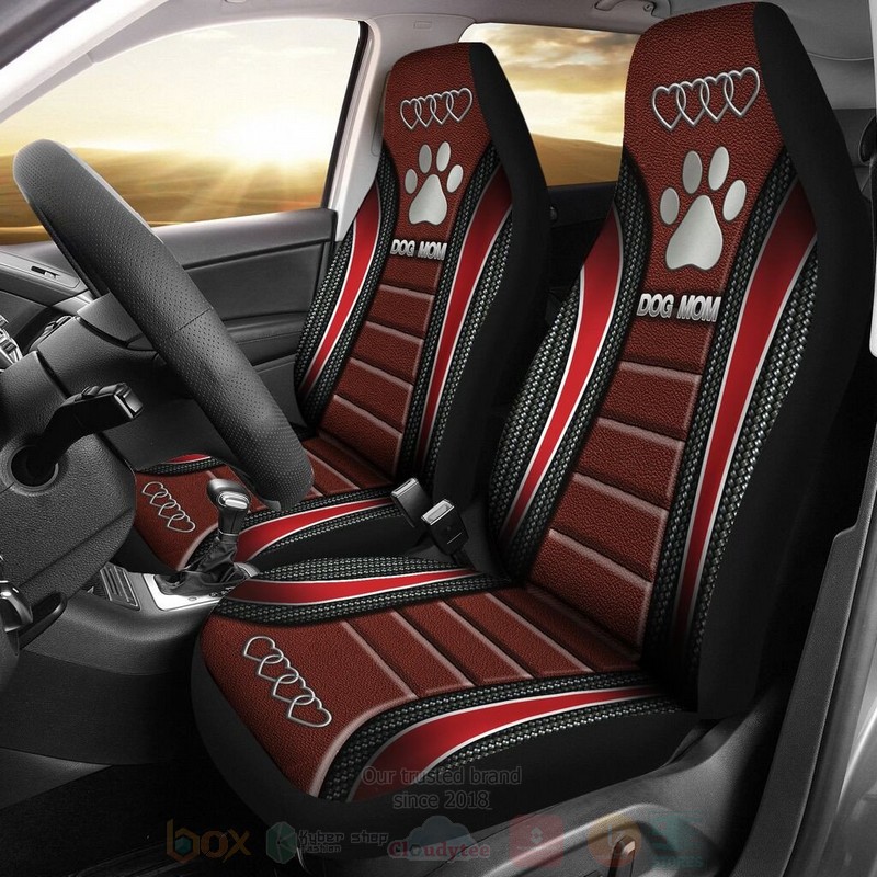 Dog_Mon_and_Heart_Red_Car_Seat_Covers