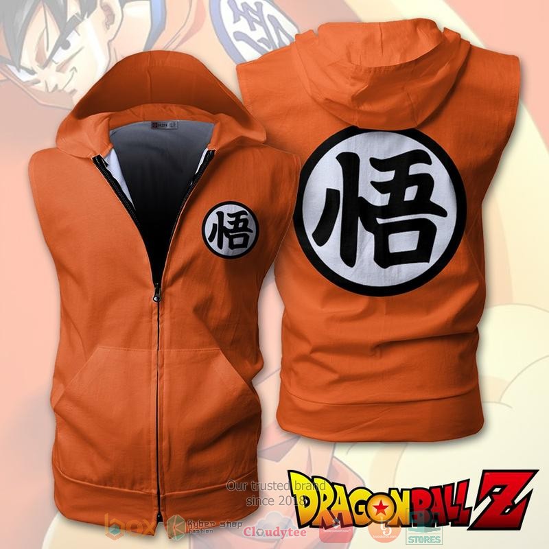 Dragon_Ball_Z_Son_Goku_sign_Sleeveless_zip_vest_leather_jacket