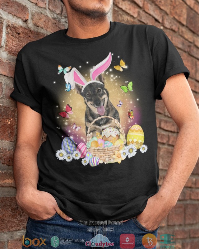 Easter_Bunny_Swedish_Vallhund_2d_shirt_hoodie_1