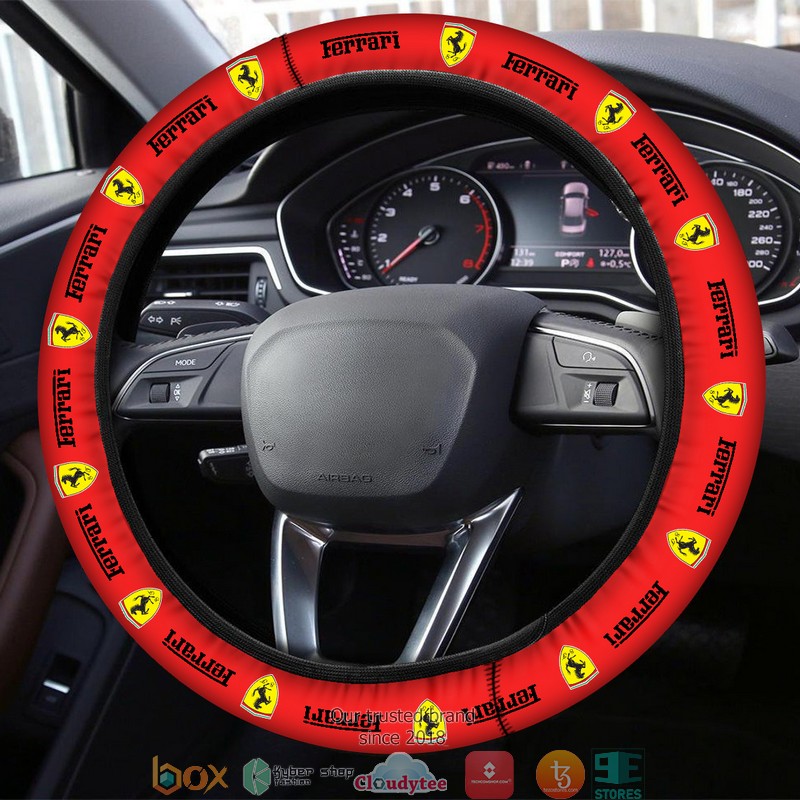 Ferrari_Red_Steering_Wheel_Cover