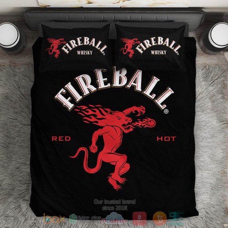 Fireball_Whisky_black_bedding_set