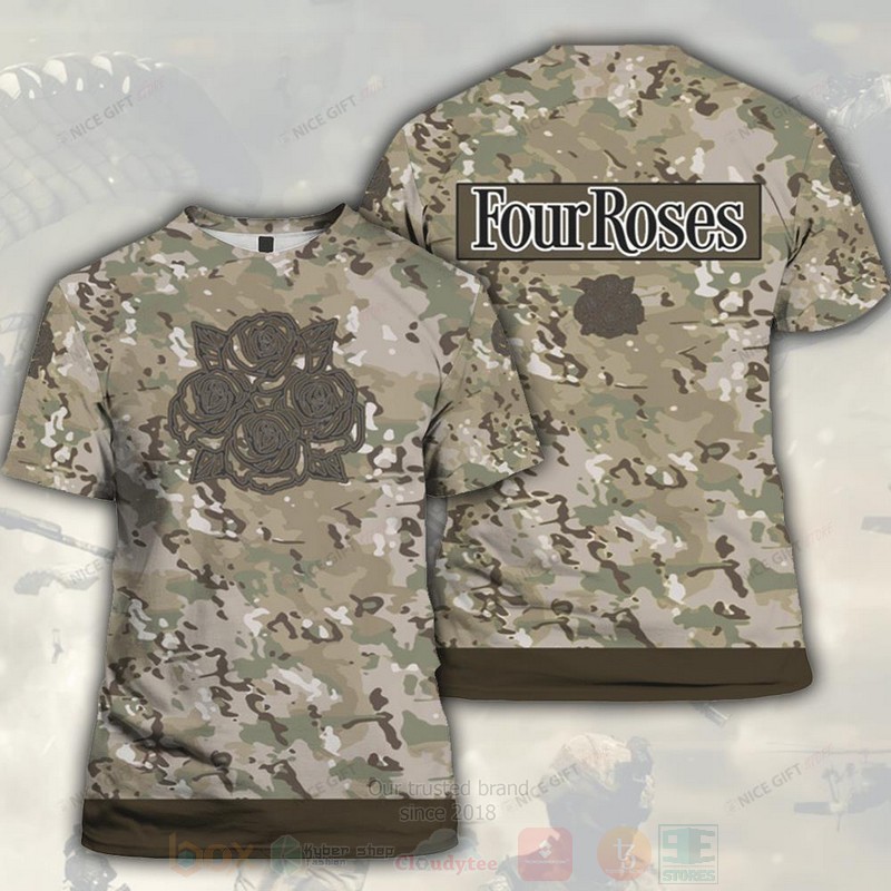 Four_Roses_Camouflage_3D_T-shirt
