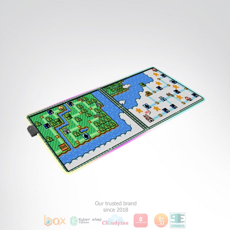Game_Super_Mario_Bros_3_World_5_Part_2_Map_Led_Mouse_Pad_1