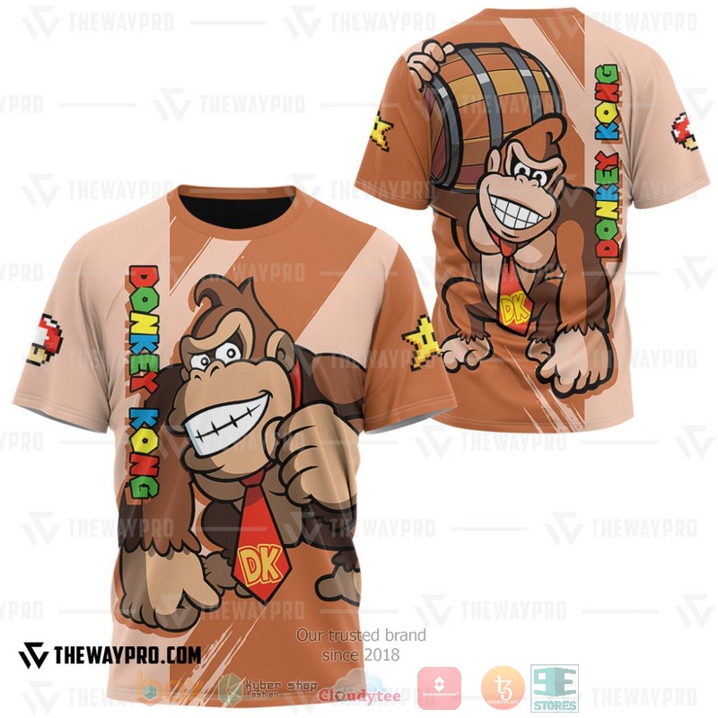 Game_Super_Mario_Donkey_Kong_3D_T-Shirt_1