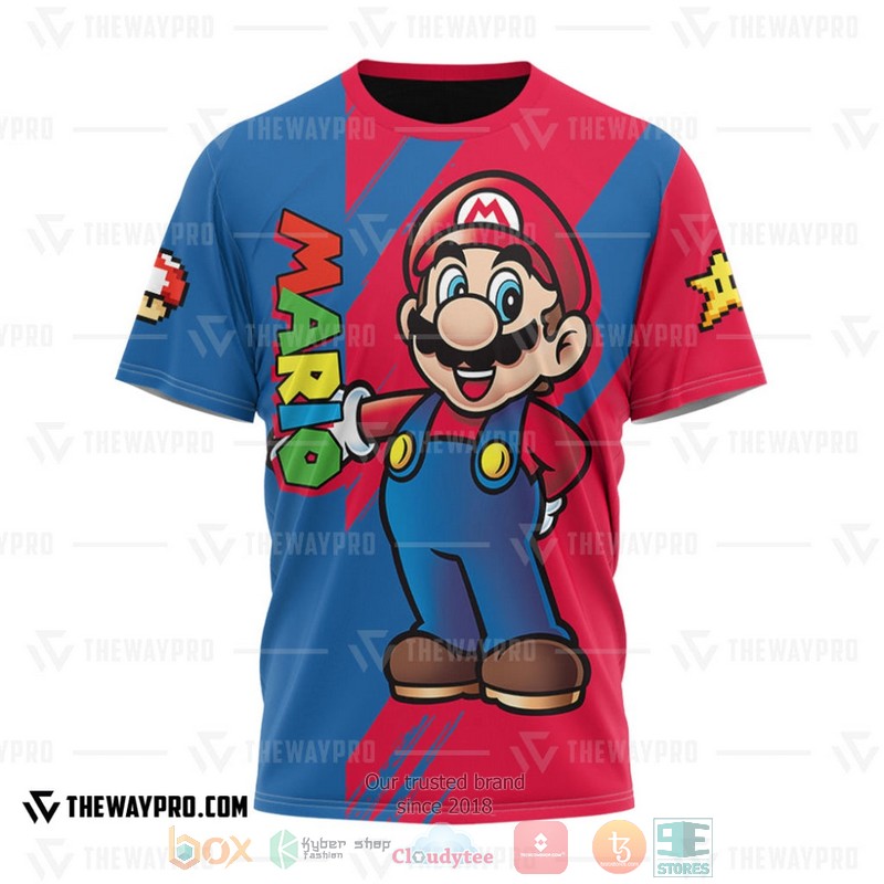 Game_Super_Mario_Mario_3D_T-Shirt