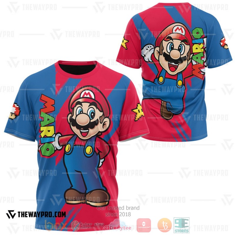 Game_Super_Mario_Mario_3D_T-Shirt_1