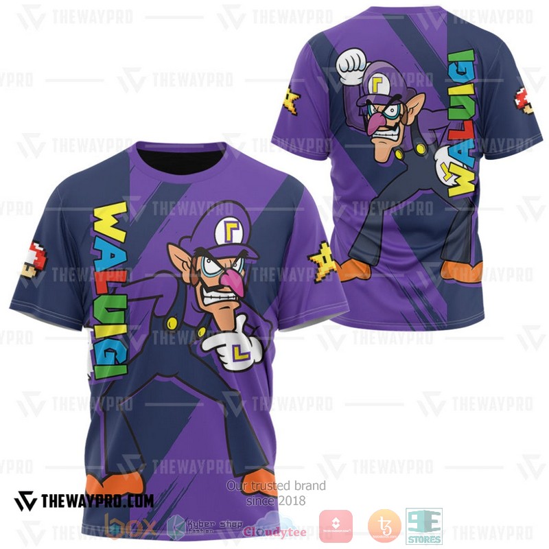 Game_Super_Mario_Waluigi_3D_T-Shirt_1