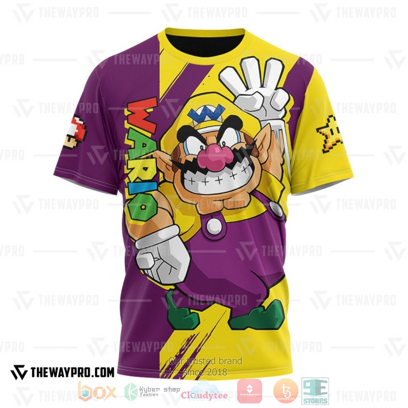 Game_Super_Mario_Wario_3D_T-Shirt