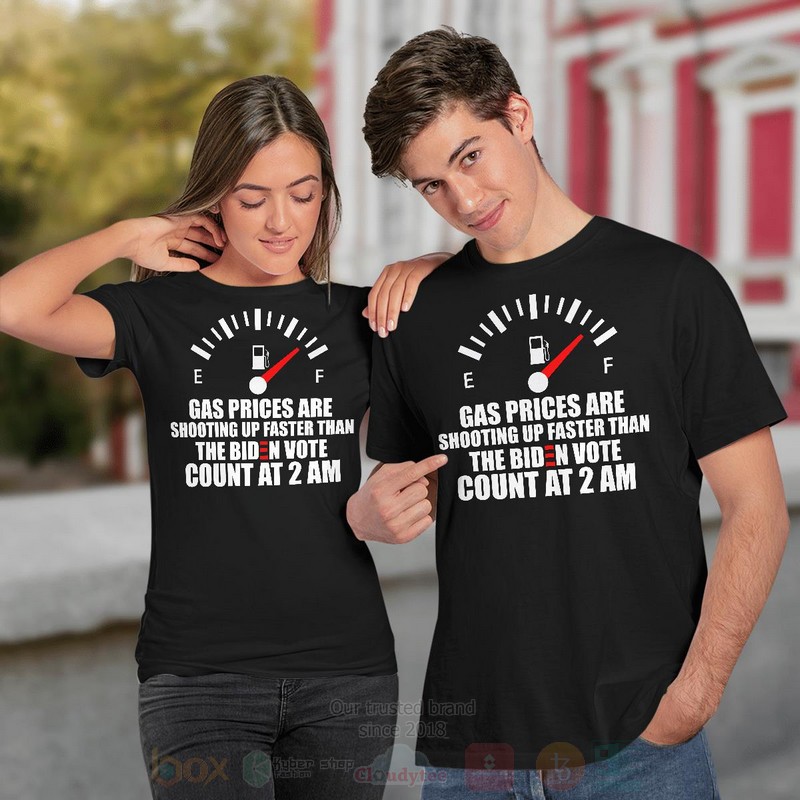 Gas_Prices_Are_Shooting_Up_Faster_Than_The_Biden_Vote_Count_At_2Am_Long_Sleeve_Tee_Shirt