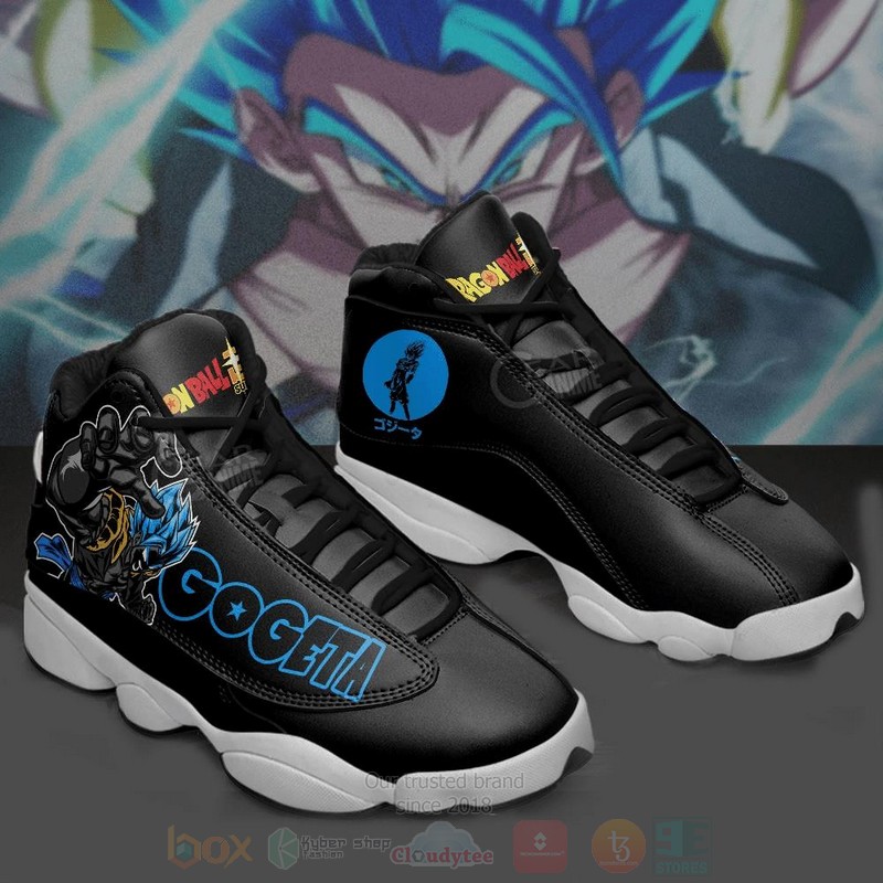Gogeta_Sneakers_Dragon_Ball_Z_Anime_Air_Jordan_13_Shoes