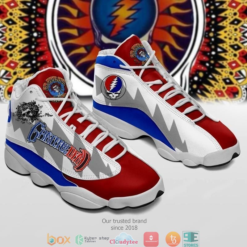 Grateful_Dead_band_sneaker_Air_Jordan_13_Sneaker_Shoes