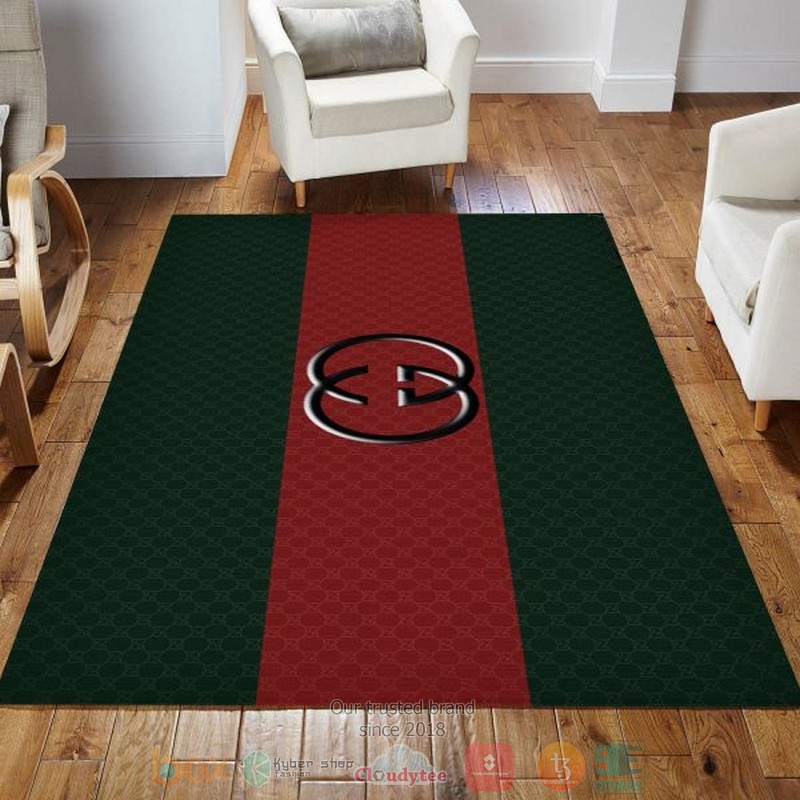 Gucci_GC_red_green_pattern_rug