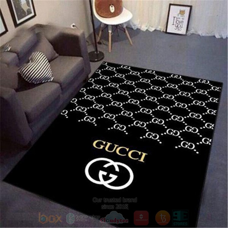 Gucci_Logo_Black-White_Inspired_Rug