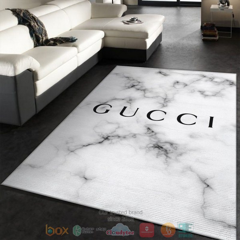Gucci_Luxury_brand_white_Marble_Marmor_rug