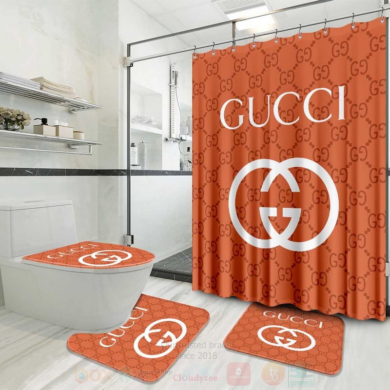 Gucci_Orange_Shower_Curtain_Bathroom_Set