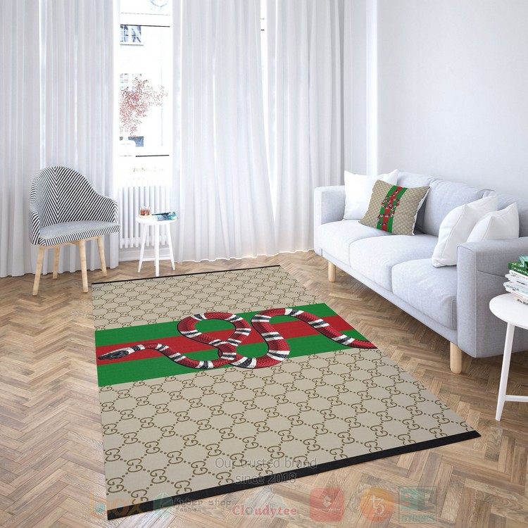 Gucci_Snake_Brown_Inspired_Rug