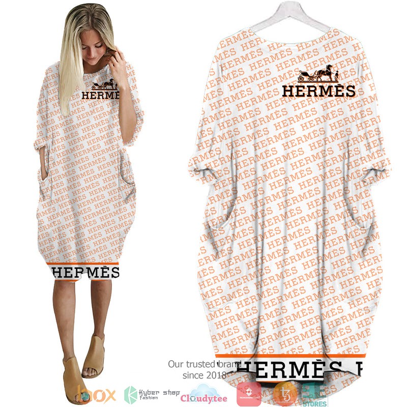 Hermes_Paris_Batwing_Pocket_Dress