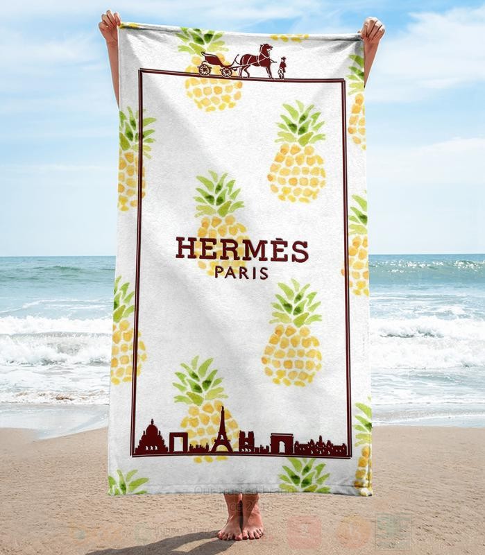 Hermes_Pineapple_Microfiber_Beach_Towel