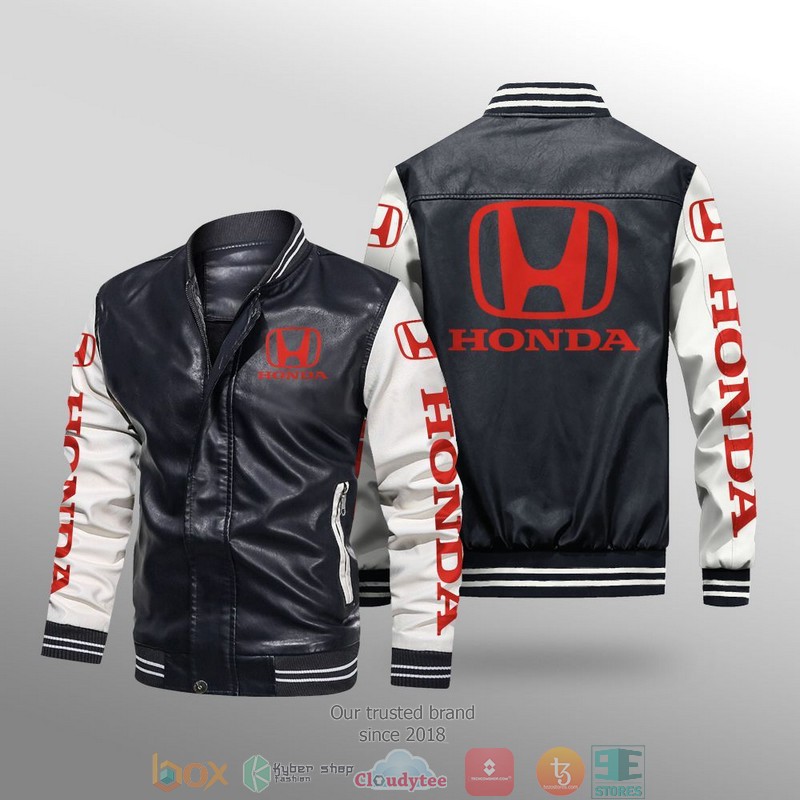 Honda_Car_Brand_Leather_Bomber_Jacket
