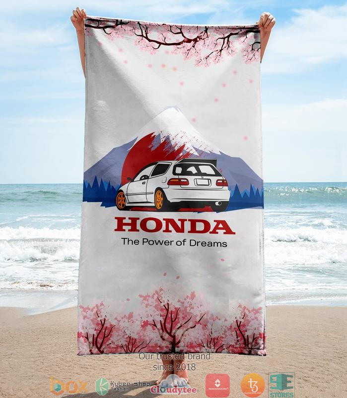 Honda_The_power_of_dream_Fujiyama_mount_Beach_Towel