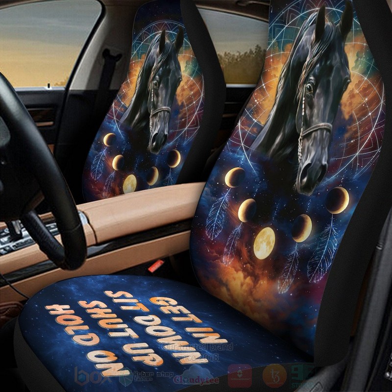 Horse_Dreamcatcher_Get_In_Sit_Down_Shut_Up_Hold_On_Car_Seat_Covers_1