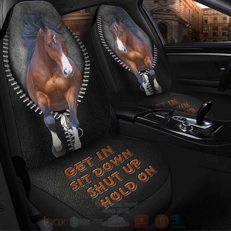 Horse_Zip_Get_In_Sit_Down_Shut_Up_Hold_On_Black_Car_Seat_Covers