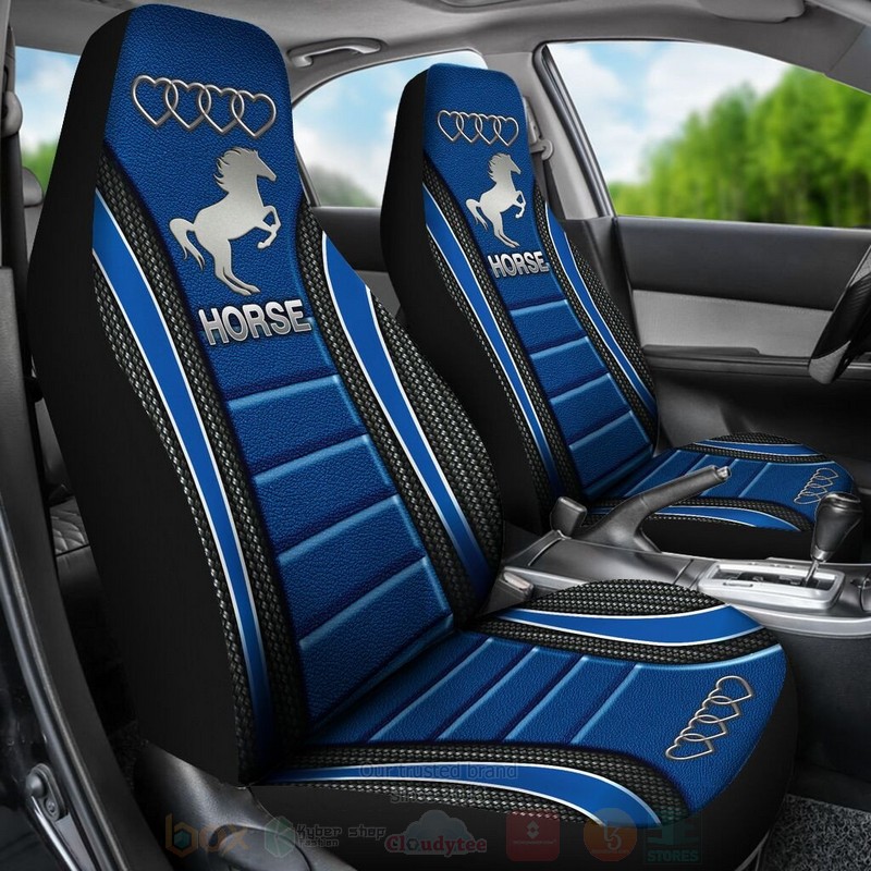 Horse_and_Heart_Blue_Car_Seat_Covers_1