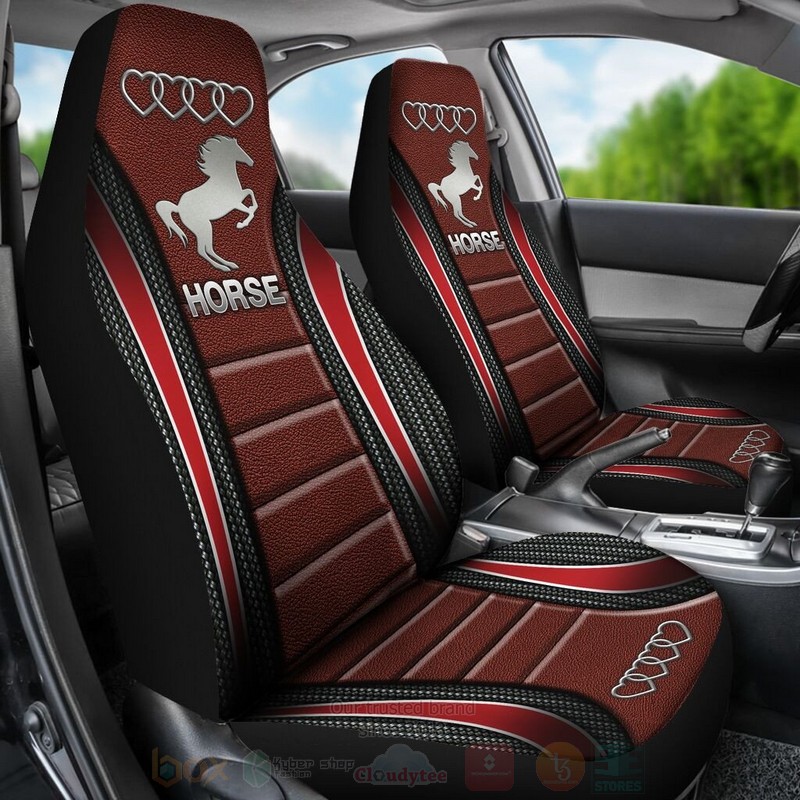 Horse_and_Heart_Red_Car_Seat_Covers_1