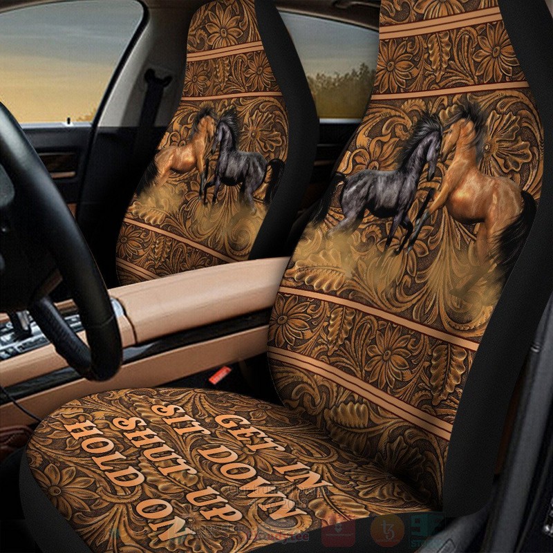 Horses_Western_Get_In_Sit_Down_Shut_Up_Hold_On_Car_Seat_Covers_1
