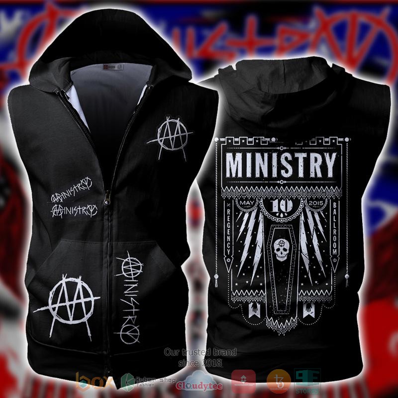 Industrial_Metal_Band_Ministry_Sleeveless_zip_vest_leather_jacket