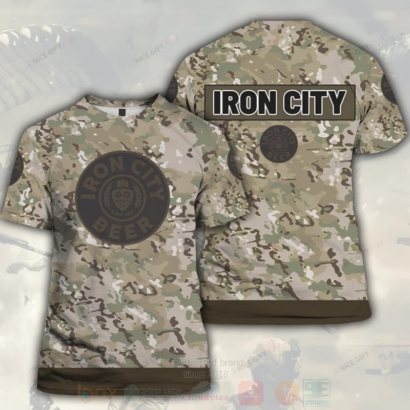 Iron_City_Beer_Camouflage_3D_T-shirt
