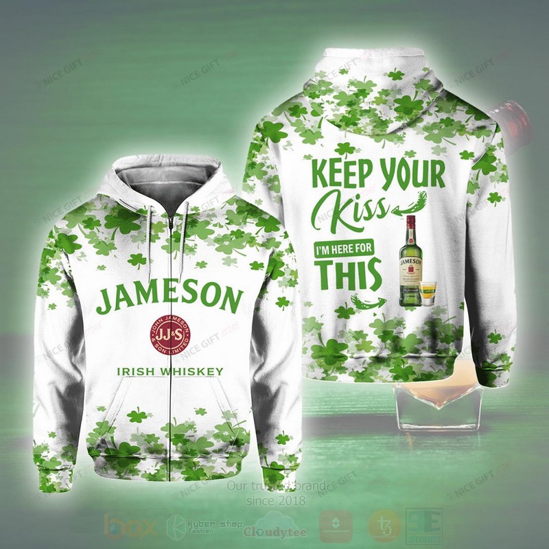 Jameson_Irish_Whiskey_Keep_Your_Kiss_Im_Here_For_This_3D_Zip_Hoodie